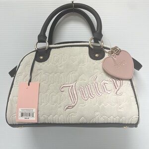 Juicy Couture Vintage Dreams Satchel in Angel & Chocolate